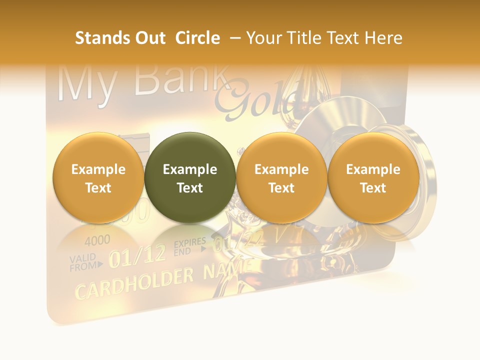 Key Abstract Financial PowerPoint Template