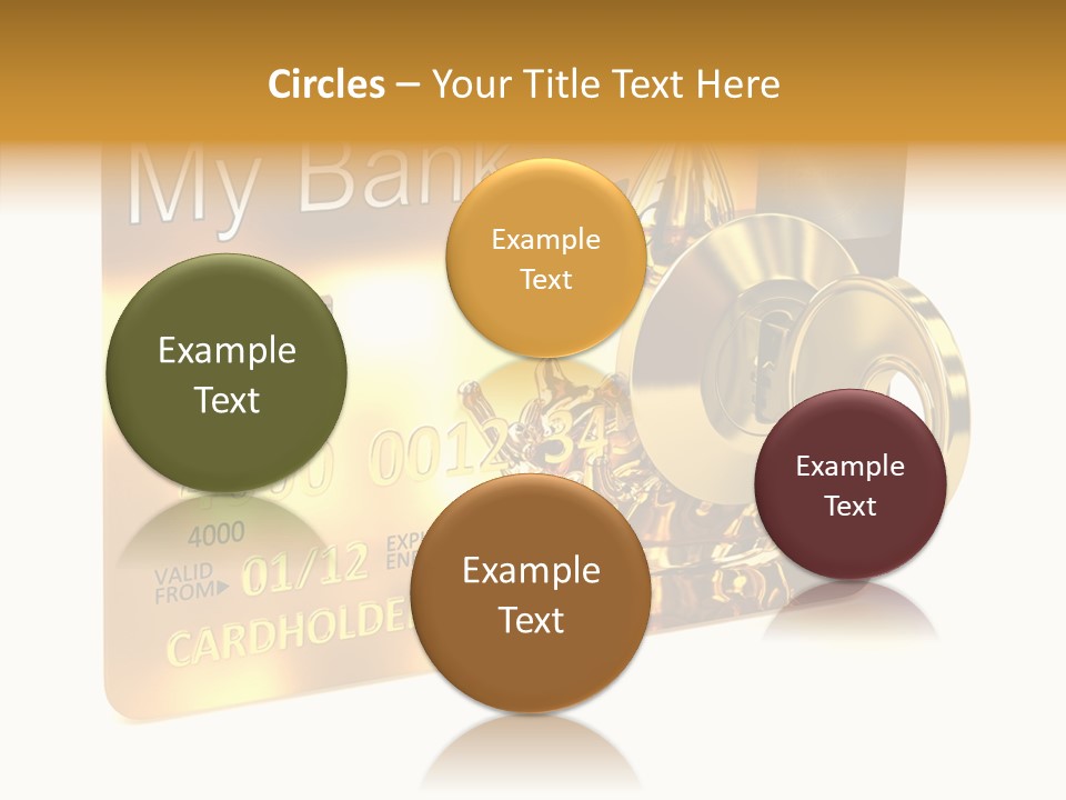 Key Abstract Financial PowerPoint Template