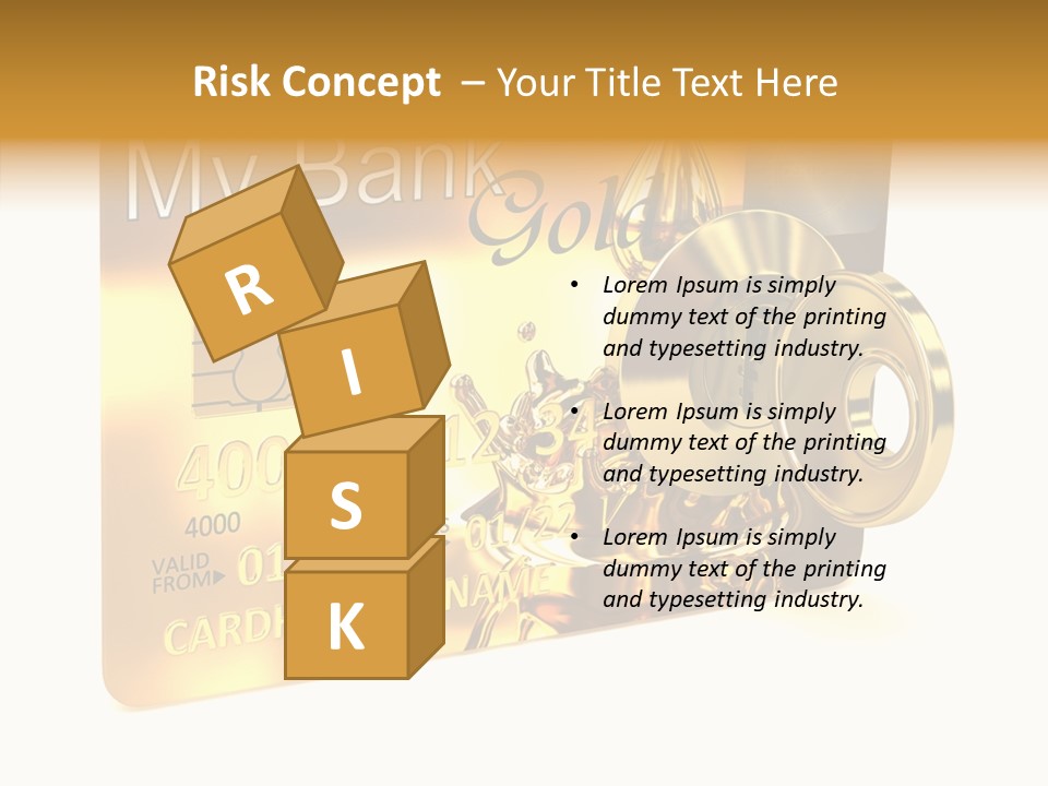 Key Abstract Financial PowerPoint Template