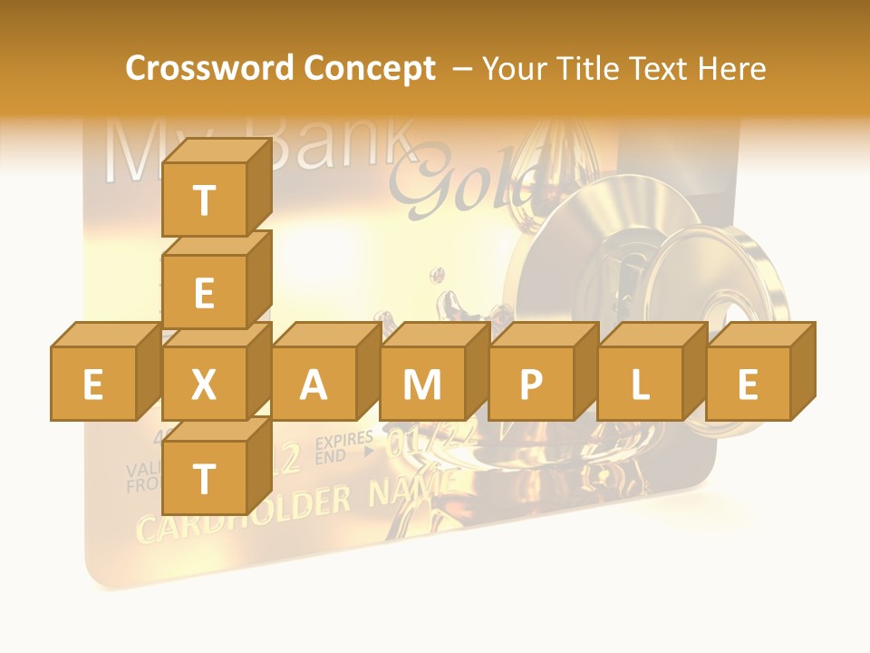 Key Abstract Financial PowerPoint Template