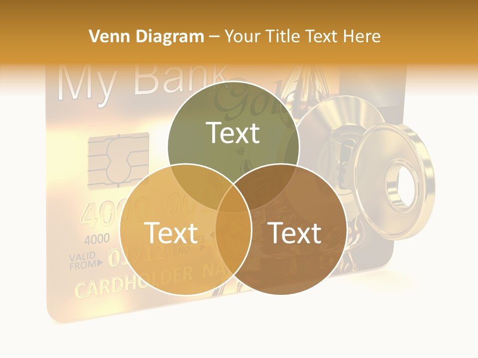Key Abstract Financial PowerPoint Template