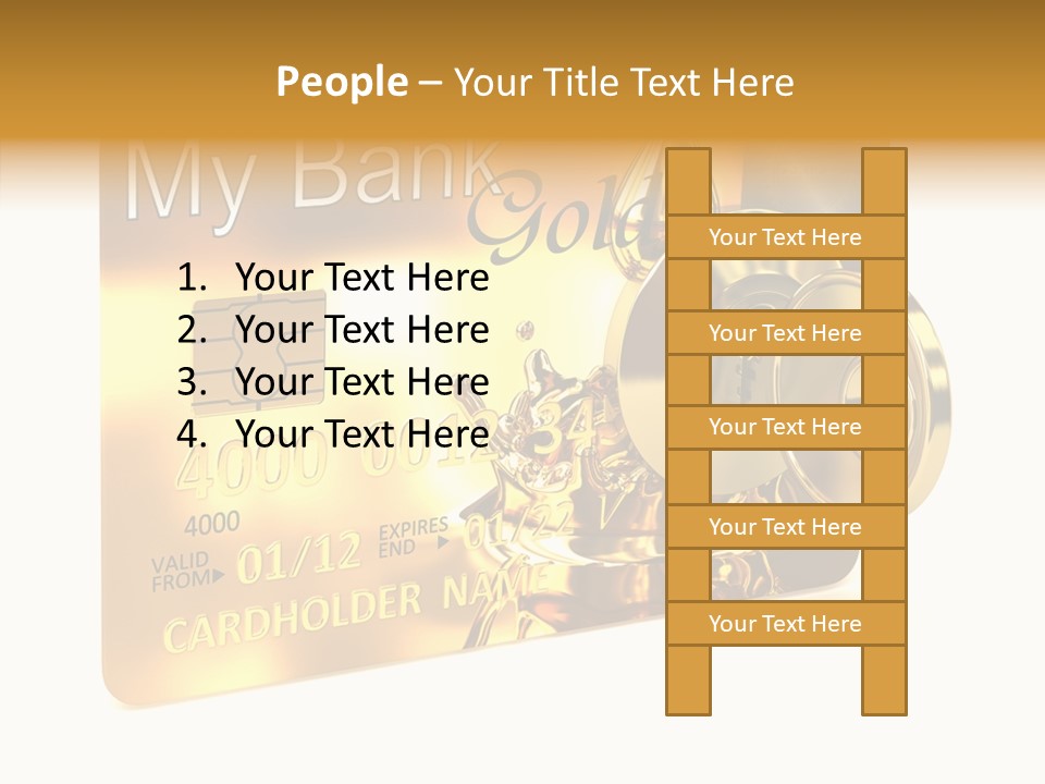 Key Abstract Financial PowerPoint Template