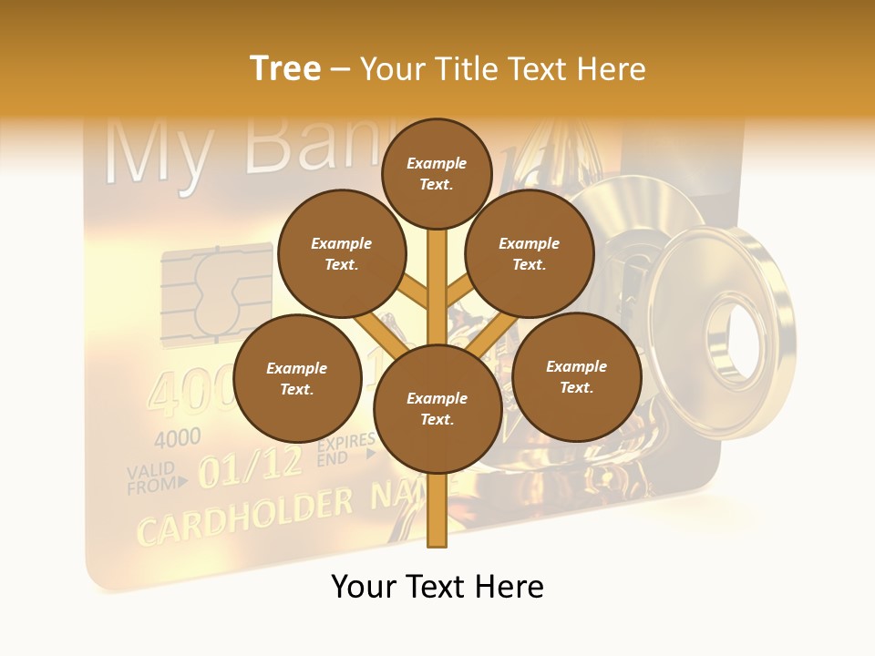 Key Abstract Financial PowerPoint Template