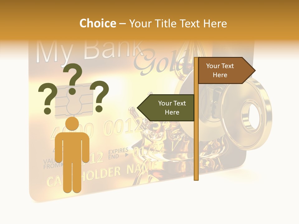 Key Abstract Financial PowerPoint Template