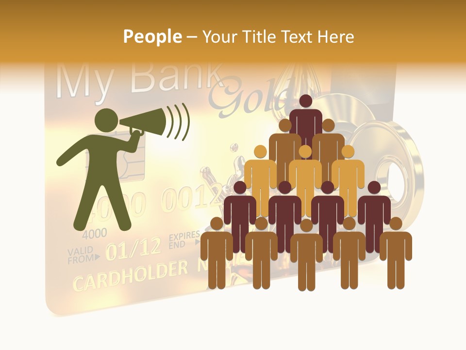 Key Abstract Financial PowerPoint Template