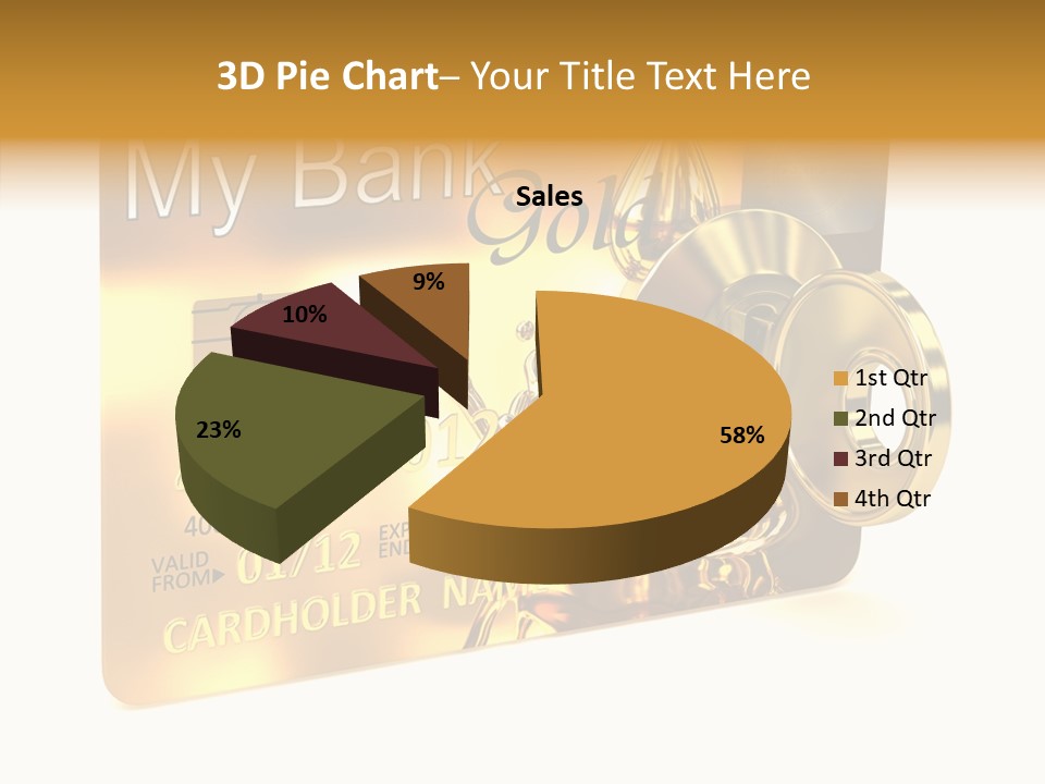Key Abstract Financial PowerPoint Template