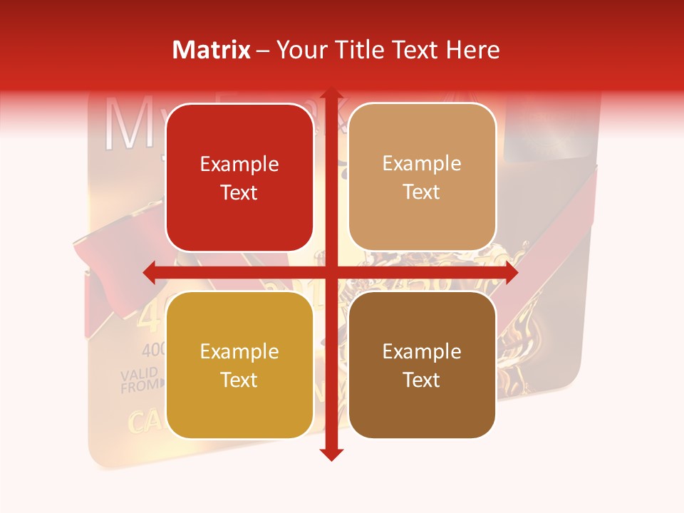 Symbol Golden Background PowerPoint Template