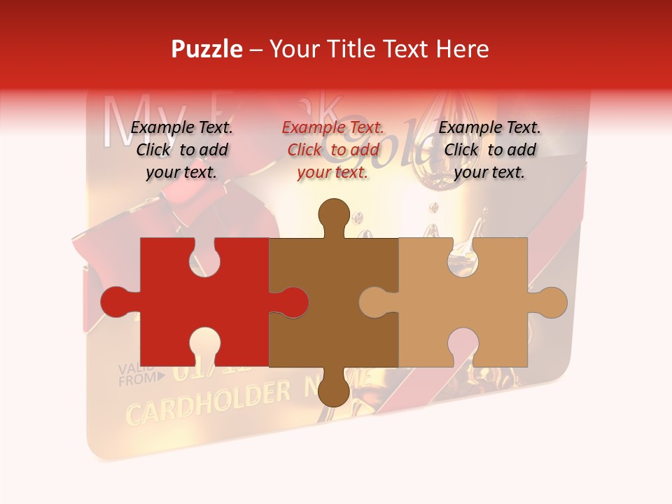 Symbol Golden Background PowerPoint Template