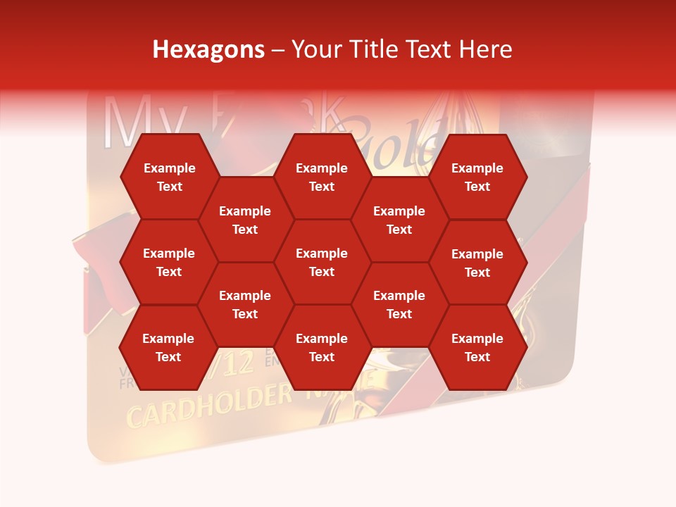 Symbol Golden Background PowerPoint Template