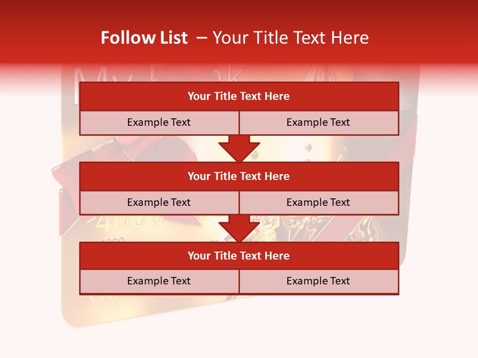 Symbol Golden Background PowerPoint Template