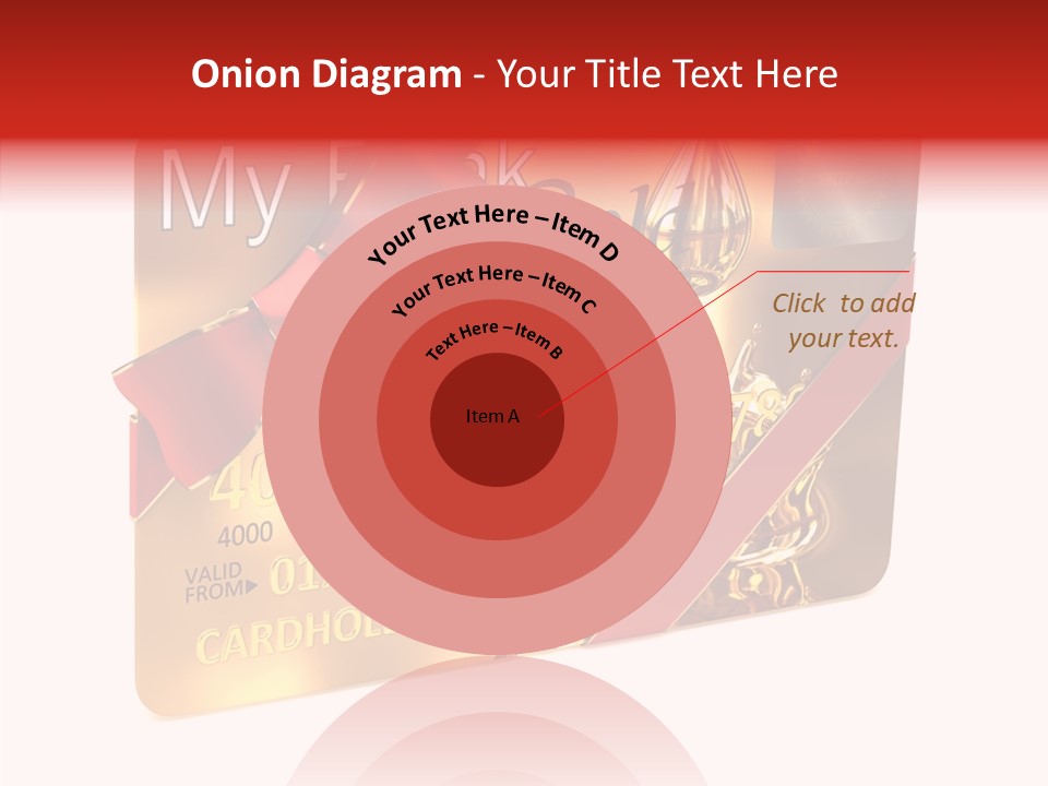 Symbol Golden Background PowerPoint Template