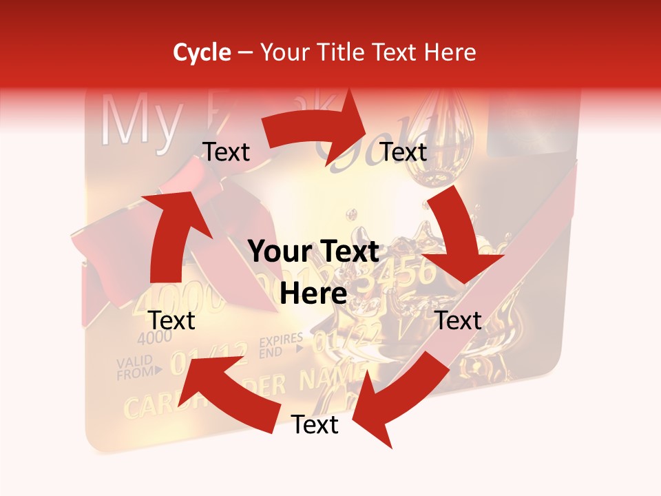 Symbol Golden Background PowerPoint Template