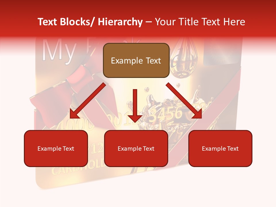 Symbol Golden Background PowerPoint Template
