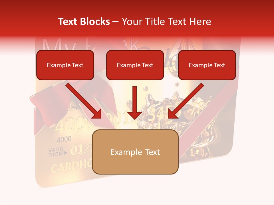 Symbol Golden Background PowerPoint Template