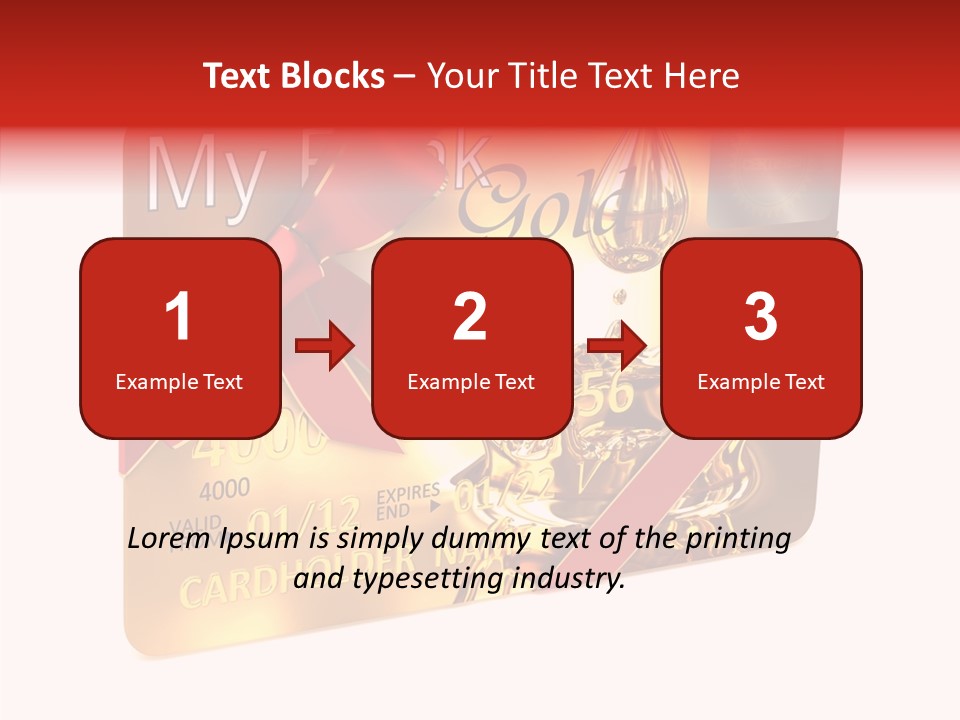 Symbol Golden Background PowerPoint Template