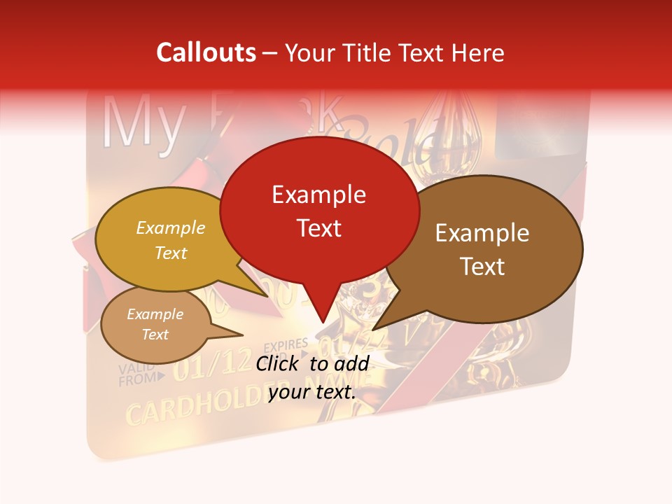 Symbol Golden Background PowerPoint Template