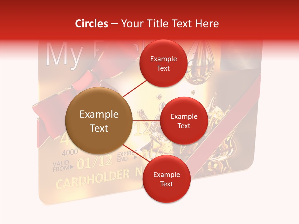 Symbol Golden Background PowerPoint Template