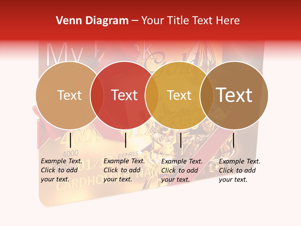 Symbol Golden Background PowerPoint Template