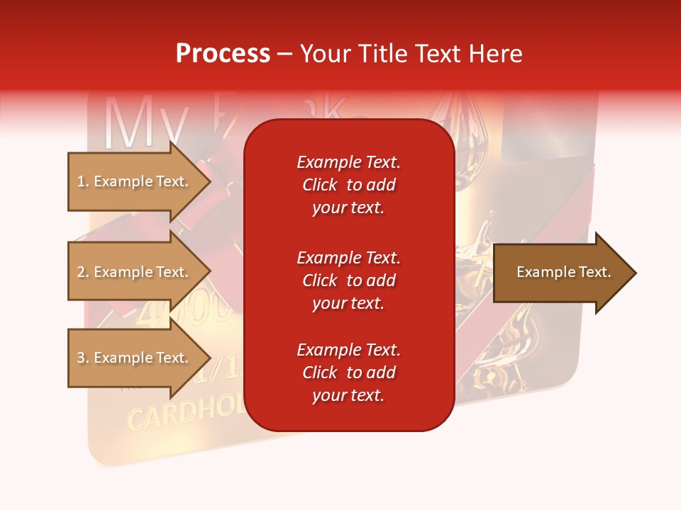 Symbol Golden Background PowerPoint Template