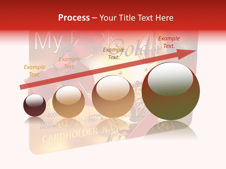 Symbol Golden Background PowerPoint Template