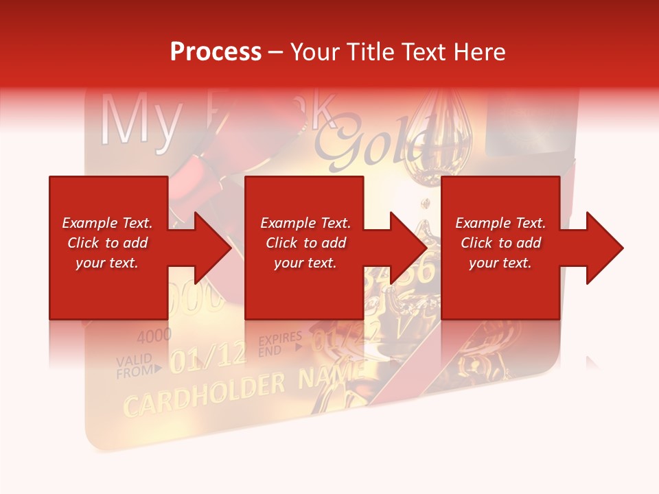 Symbol Golden Background PowerPoint Template