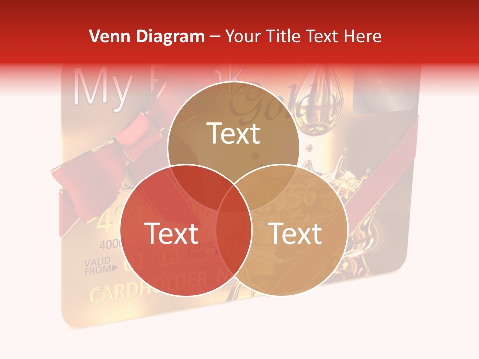 Symbol Golden Background PowerPoint Template