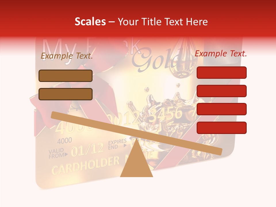 Symbol Golden Background PowerPoint Template