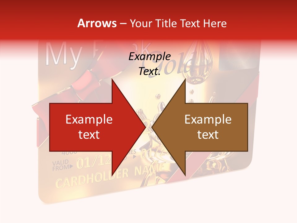 Symbol Golden Background PowerPoint Template