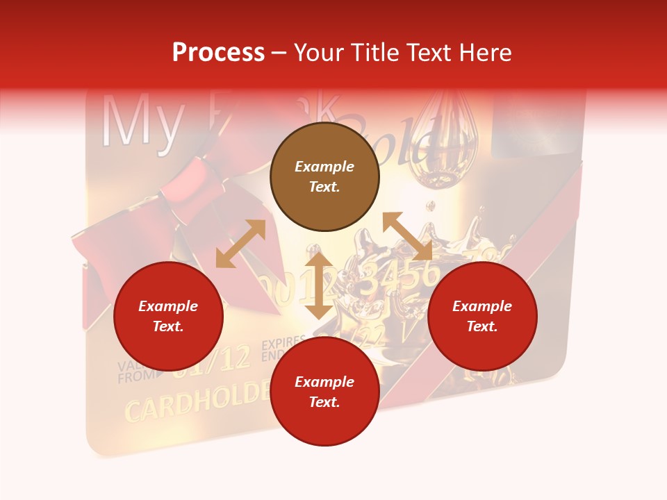 Symbol Golden Background PowerPoint Template