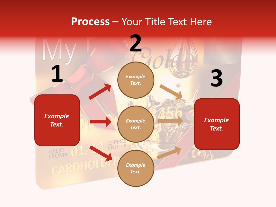 Symbol Golden Background PowerPoint Template