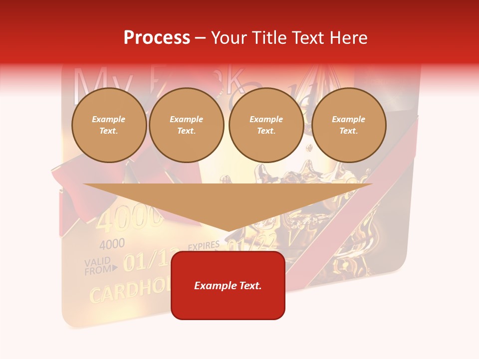 Symbol Golden Background PowerPoint Template