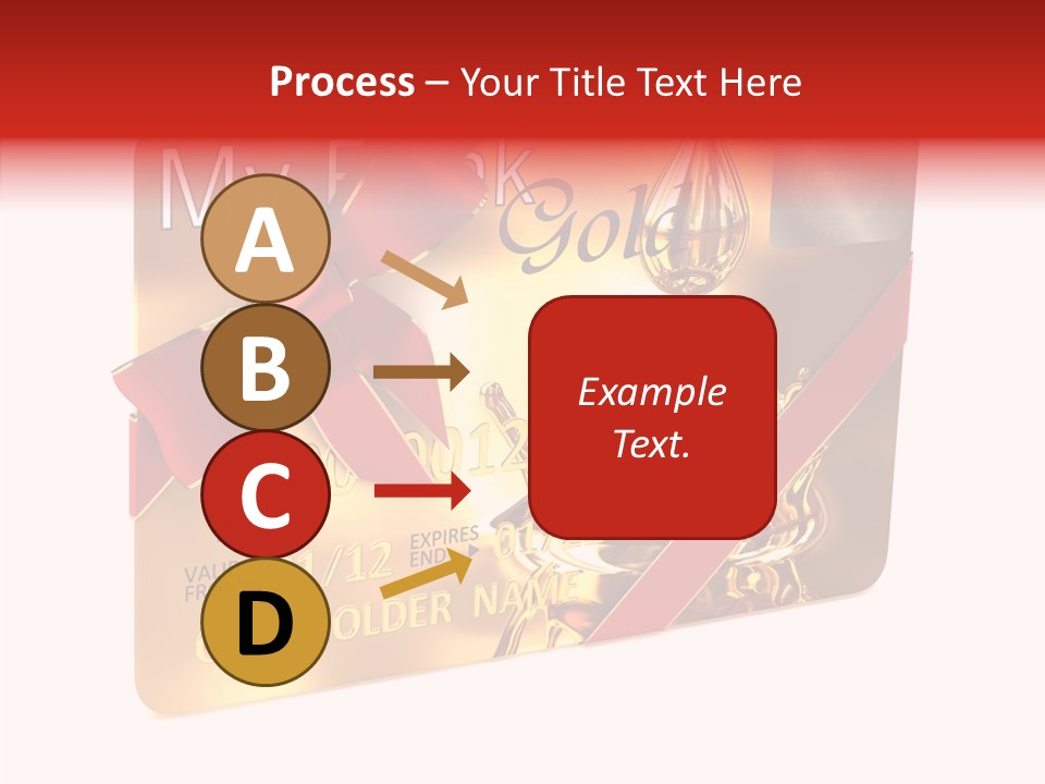 Symbol Golden Background PowerPoint Template