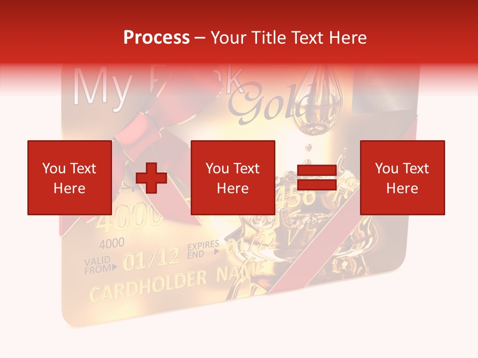 Symbol Golden Background PowerPoint Template