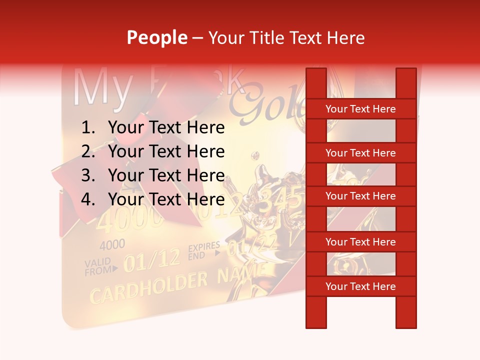 Symbol Golden Background PowerPoint Template