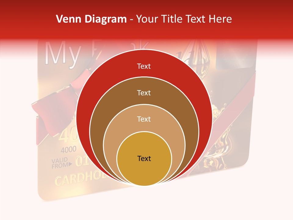 Symbol Golden Background PowerPoint Template