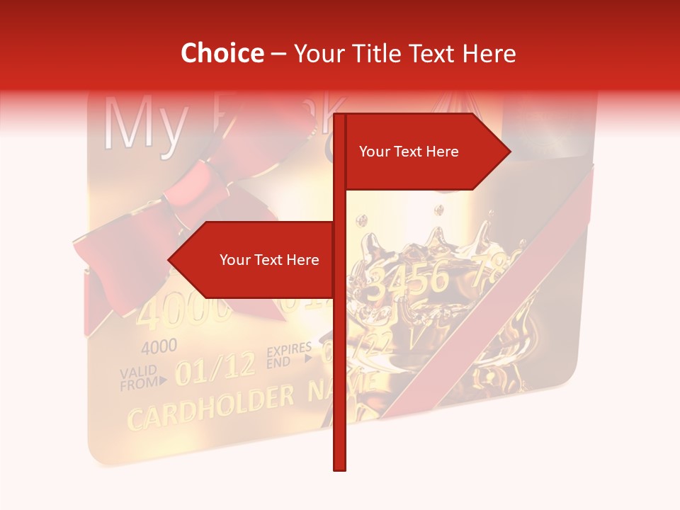 Symbol Golden Background PowerPoint Template