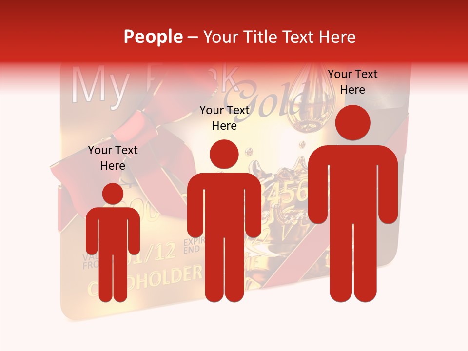 Symbol Golden Background PowerPoint Template