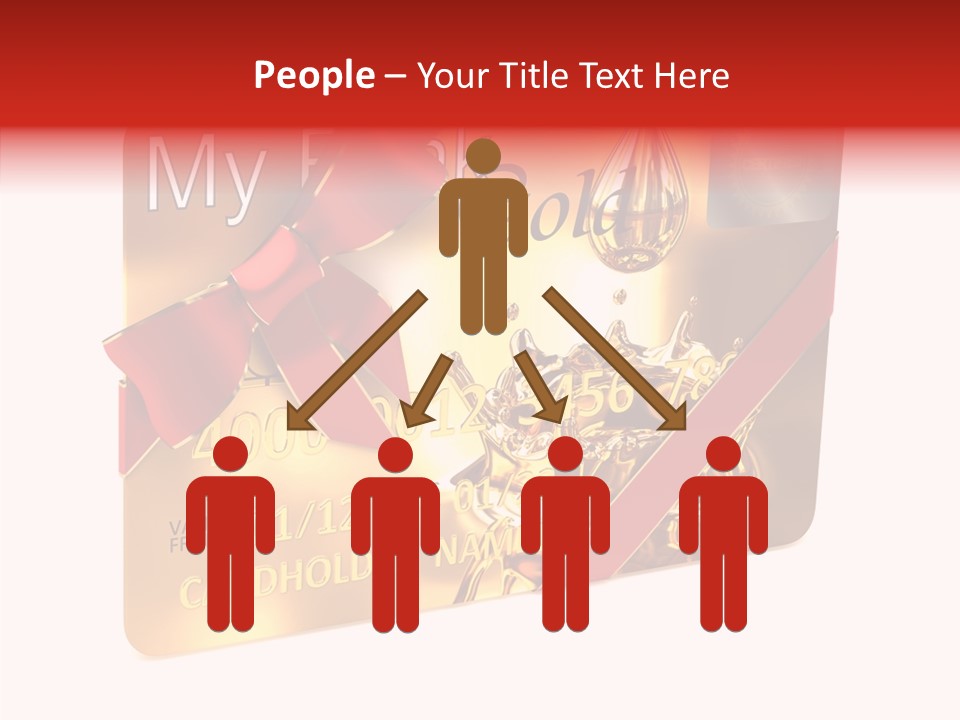 Symbol Golden Background PowerPoint Template