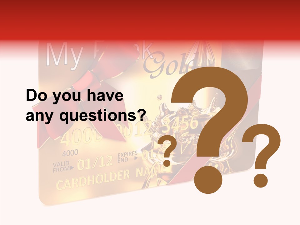 Symbol Golden Background PowerPoint Template