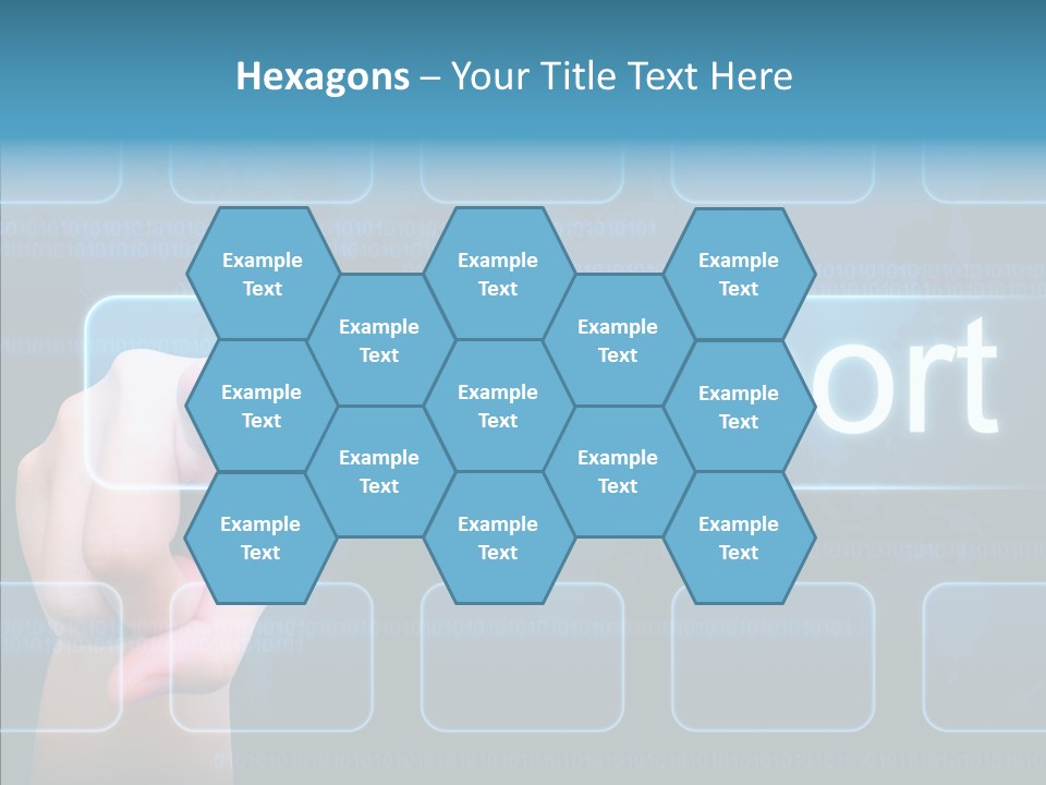 Information Customer Keyboard PowerPoint Template
