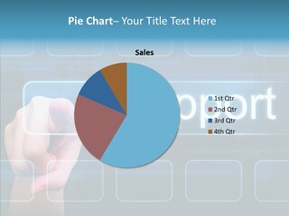 Information Customer Keyboard PowerPoint Template