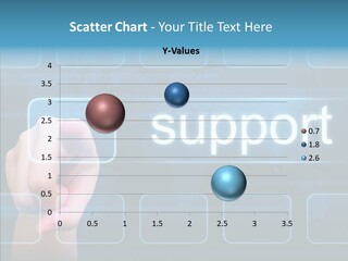 Information Customer Keyboard PowerPoint Template