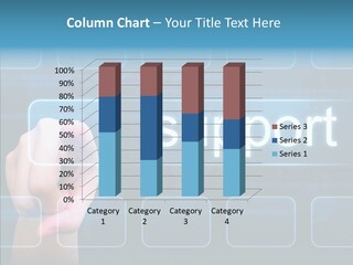 Information Customer Keyboard PowerPoint Template