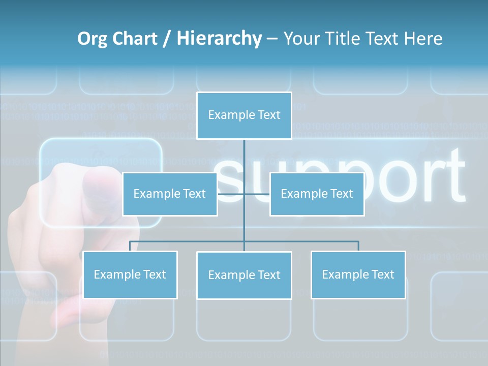 Information Customer Keyboard PowerPoint Template