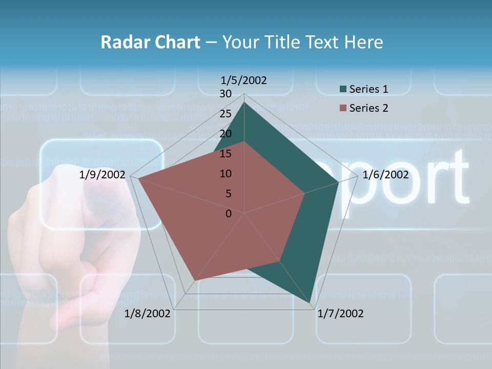 Information Customer Keyboard PowerPoint Template