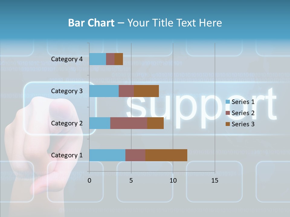 Information Customer Keyboard PowerPoint Template