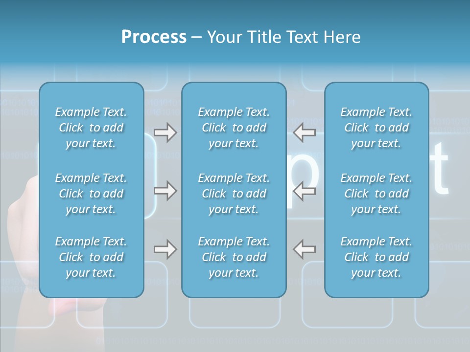 Information Customer Keyboard PowerPoint Template