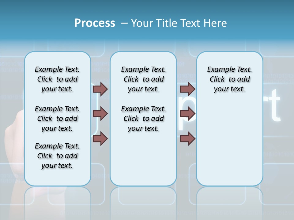 Information Customer Keyboard PowerPoint Template