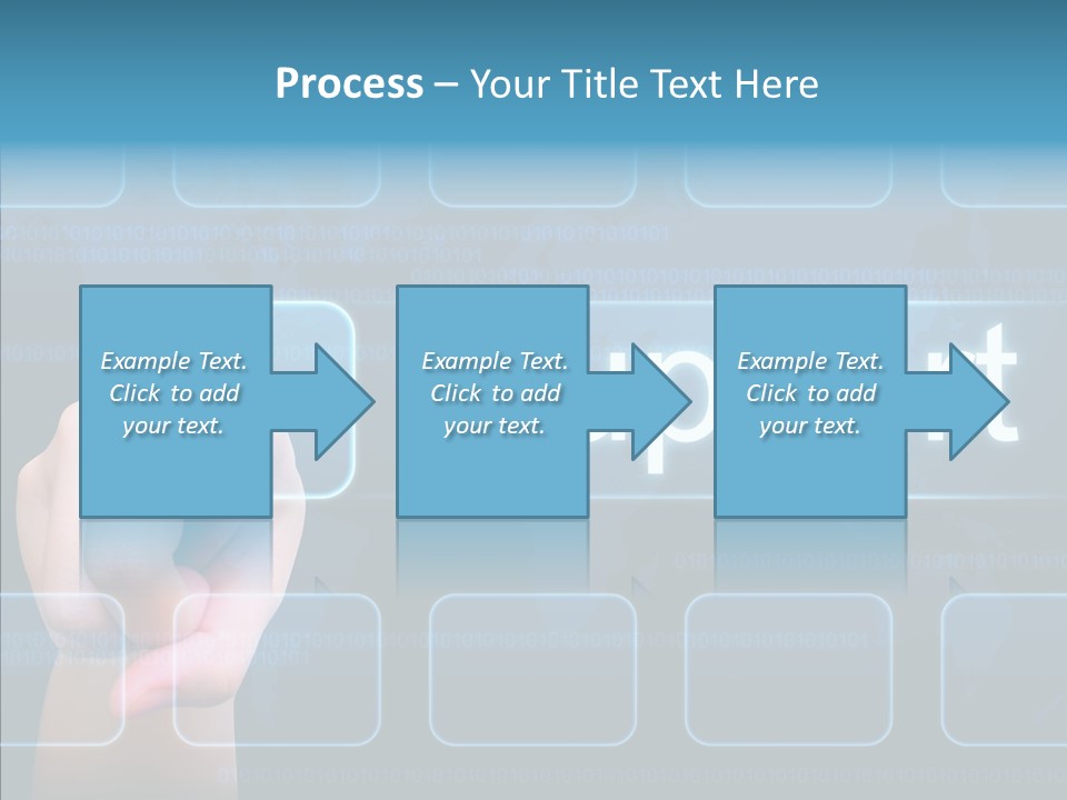 Information Customer Keyboard PowerPoint Template