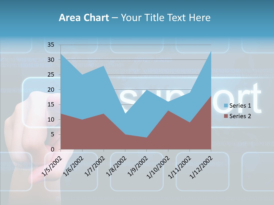 Information Customer Keyboard PowerPoint Template